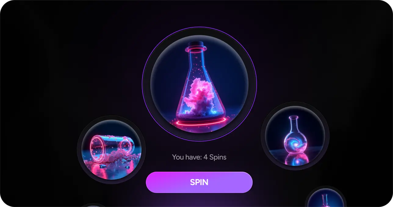 Spin the roulette to get more RBT!