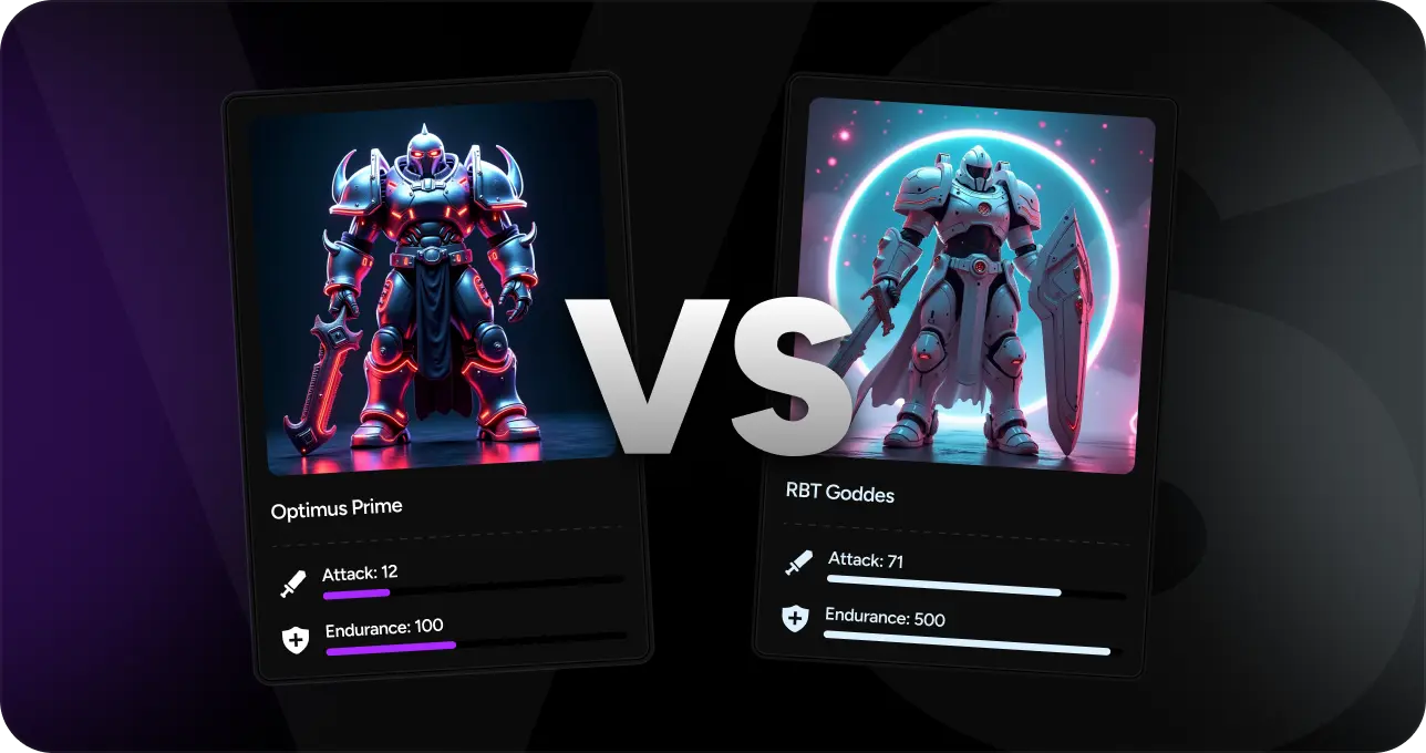 Accumulate 1000 RBT and start battle!